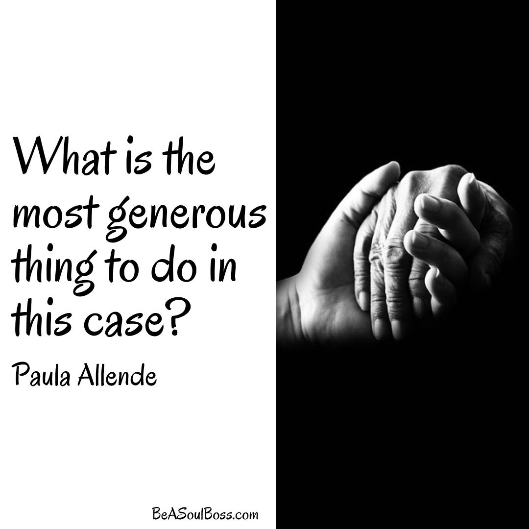 The Most Generous Master Ever The Most Generous Thing | Soul Boss